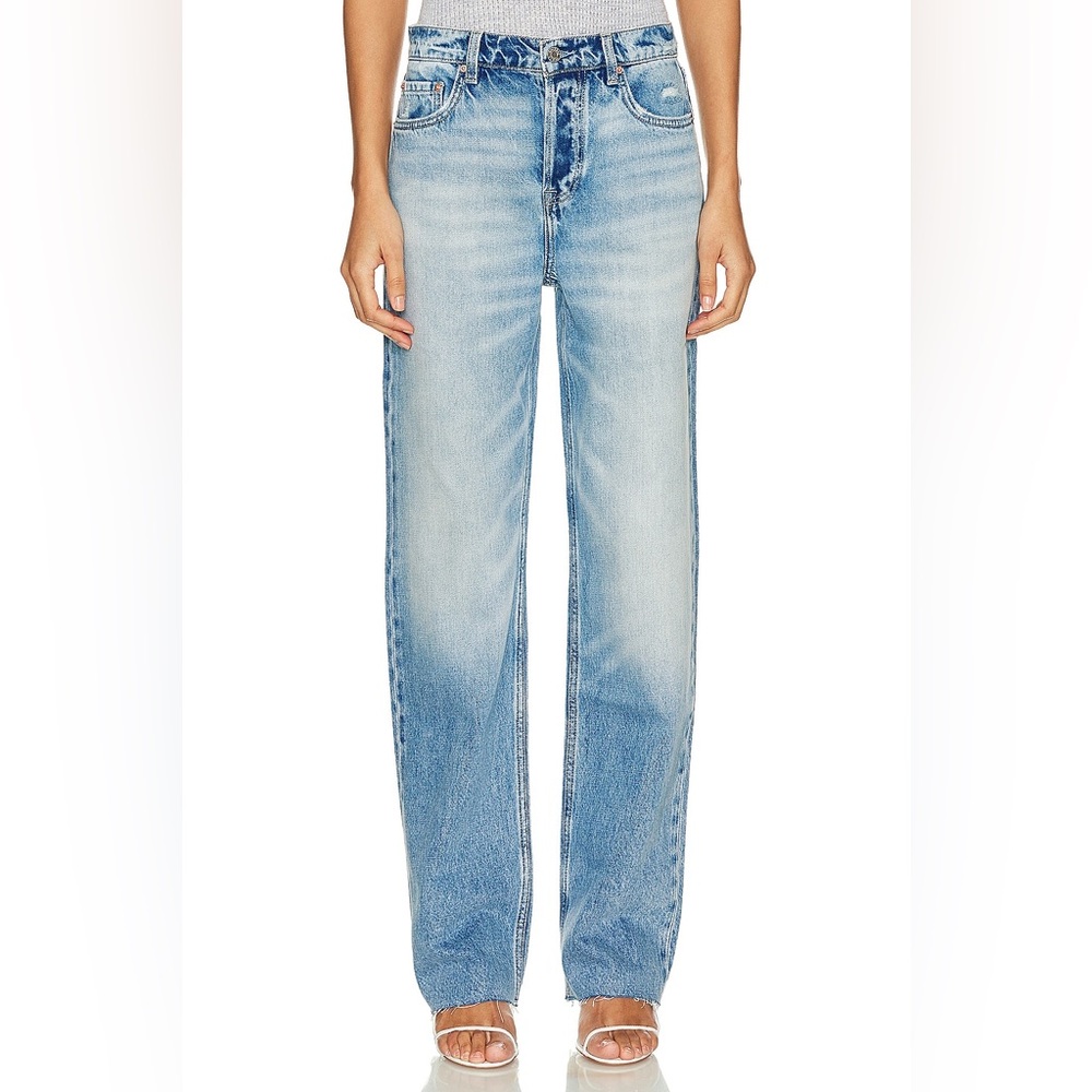 GRLFRND girlfriend distressed low rise boyfriend denim jeans - Picture 7 of 7
